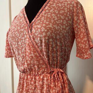 Pink Flower Blouse